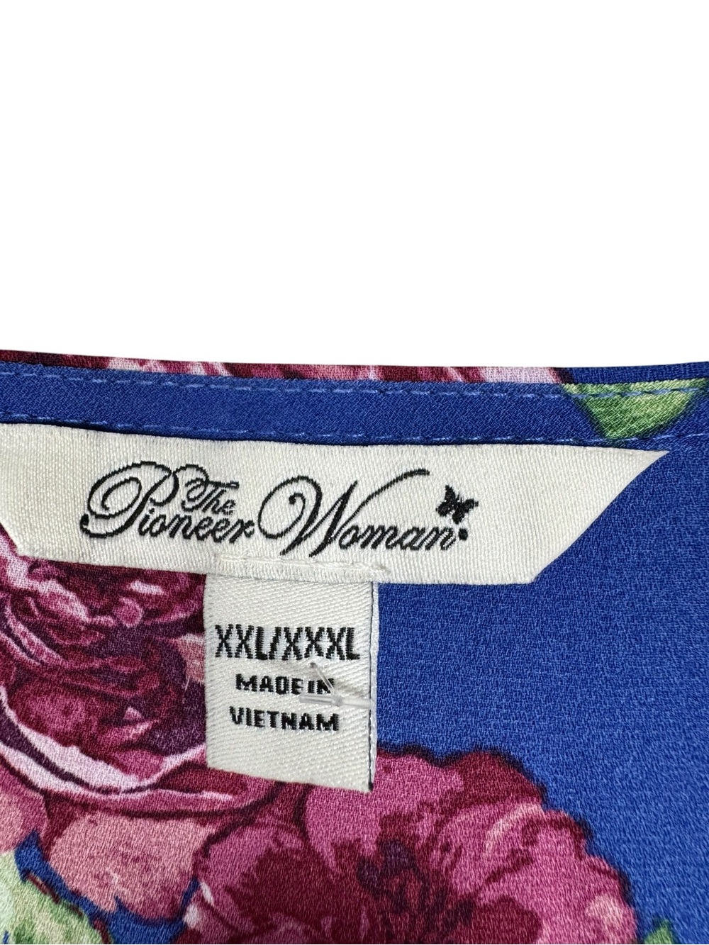 Womens Bohemian Floral Kimono Wrap Size XXL XXL Beach Coastal Resort Festival - Picture 6 of 6